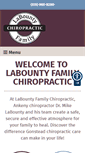 Mobile Screenshot of labountyfamilychiropractic.com